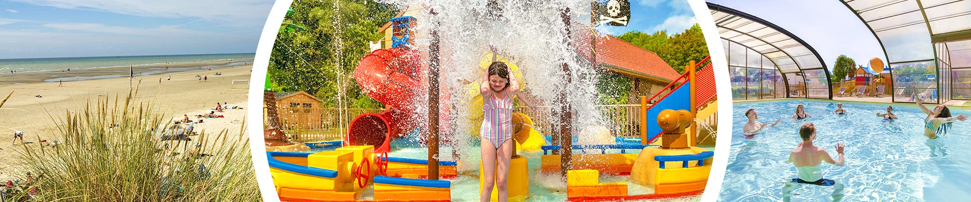 Copy de Campingplatz in der Baie de Somme mit Hallenbad