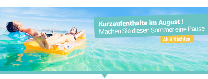 Machen Sie diesen Sommer eine Pause am Meer